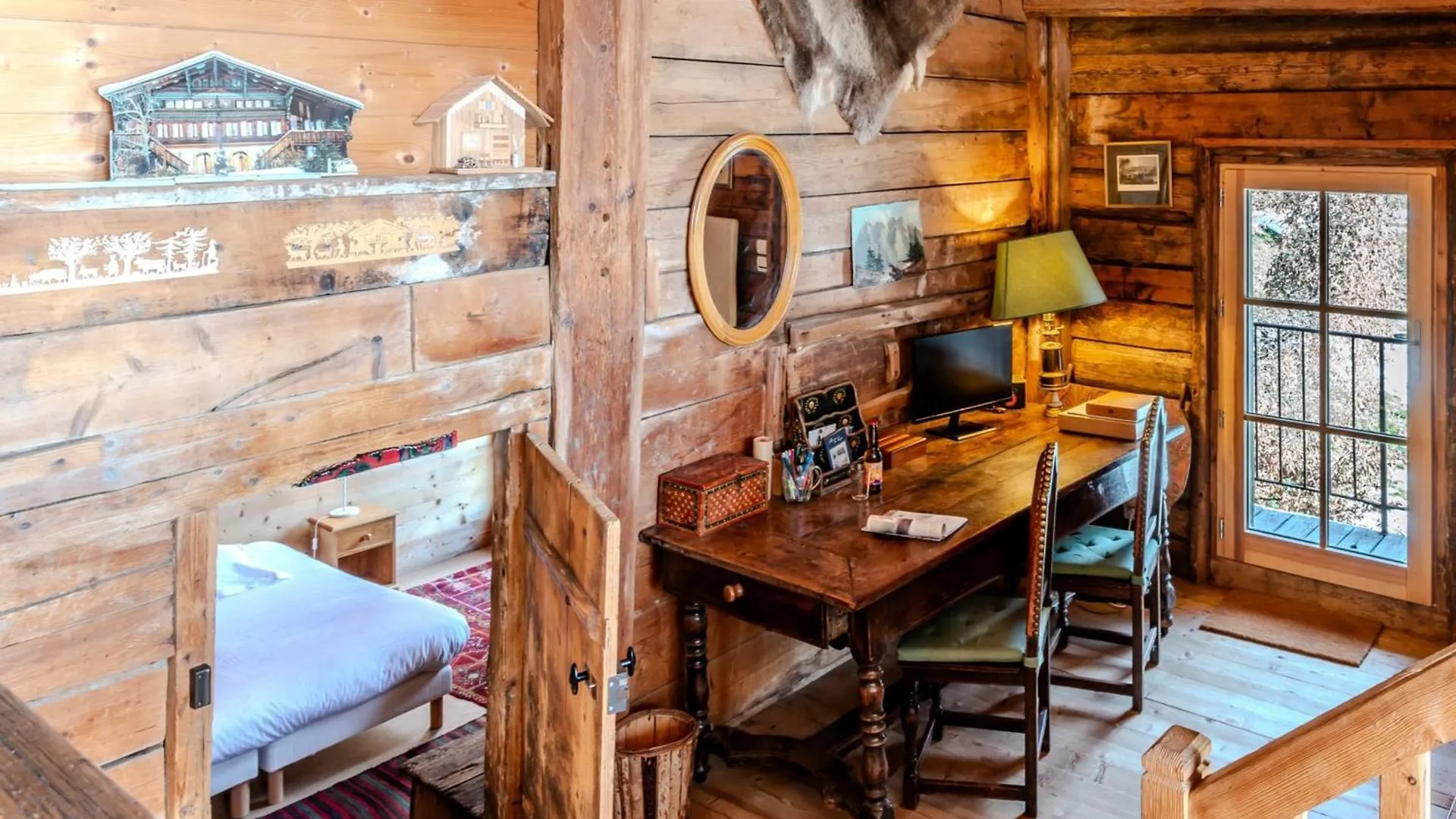 Slow Chalet De L'Ourse - Charming Old Chalet Stunning View Sauna Pets Ok Serraval フランス
