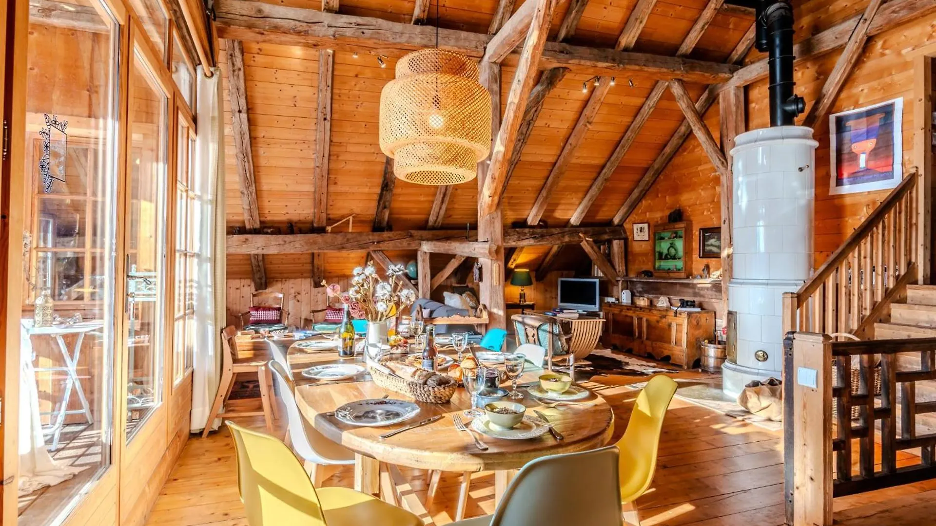 Slow Chalet De L'Ourse - Charming Old Chalet Stunning View Sauna Pets Ok Serraval フランス