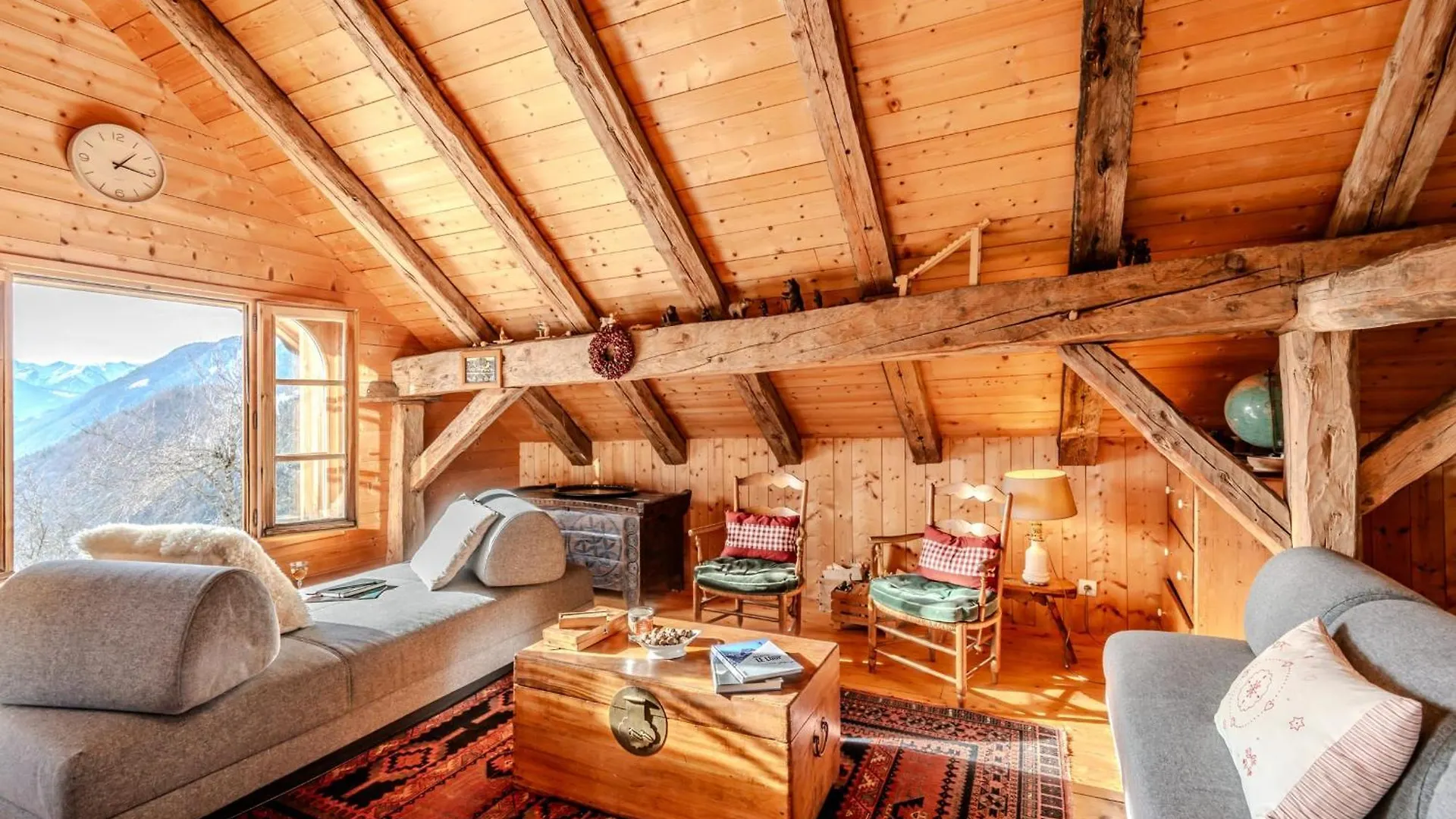 Slow Chalet De L'Ourse - Charming Old Chalet Stunning View Sauna Pets Ok Serraval フランス