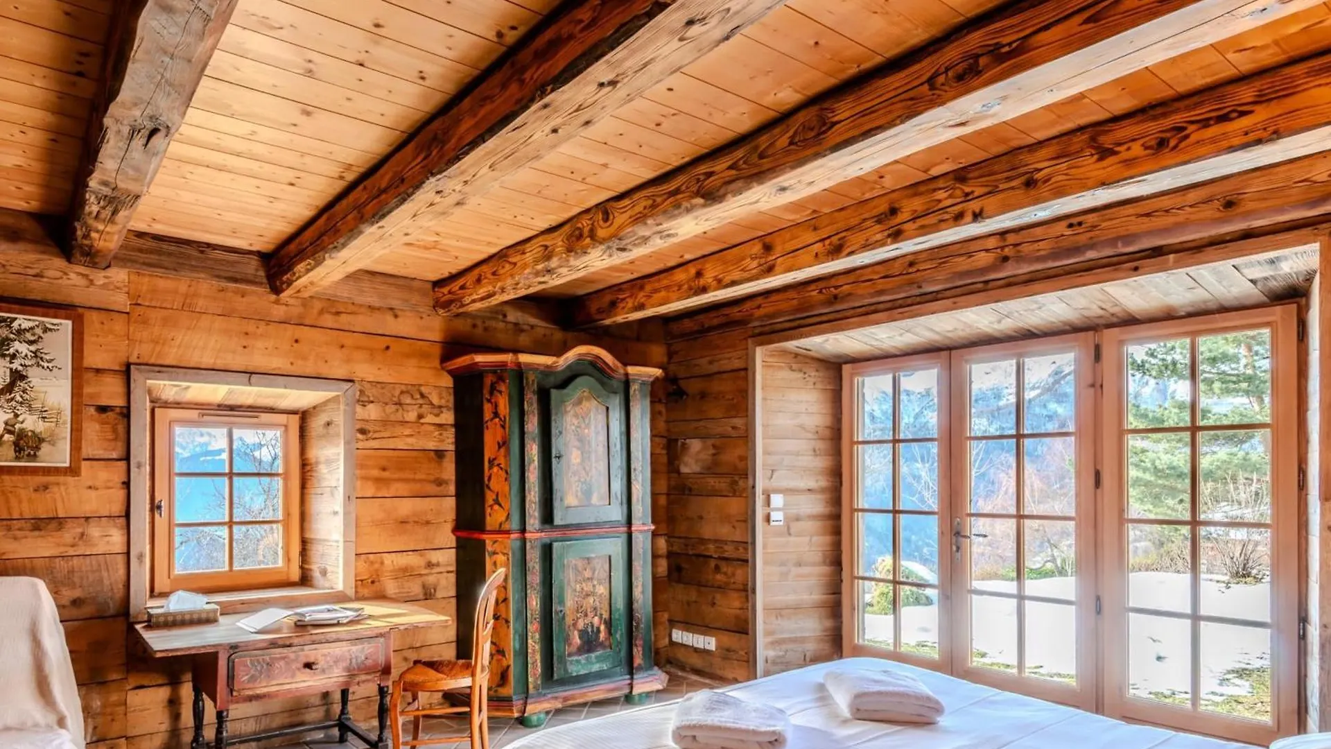 Slow Chalet De L'Ourse - Charming Old Chalet Stunning View Sauna Pets Ok Serraval 0*,  フランス