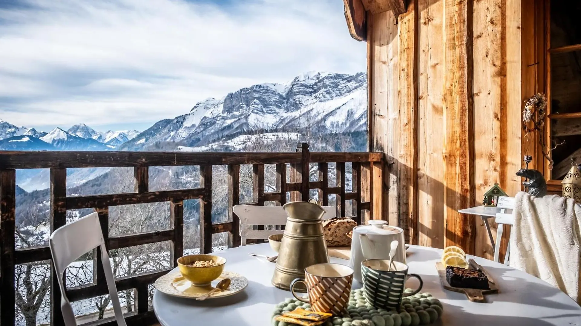 Slow Chalet De L'Ourse - Charming Old Chalet Stunning View Sauna Pets Ok Serraval フランス