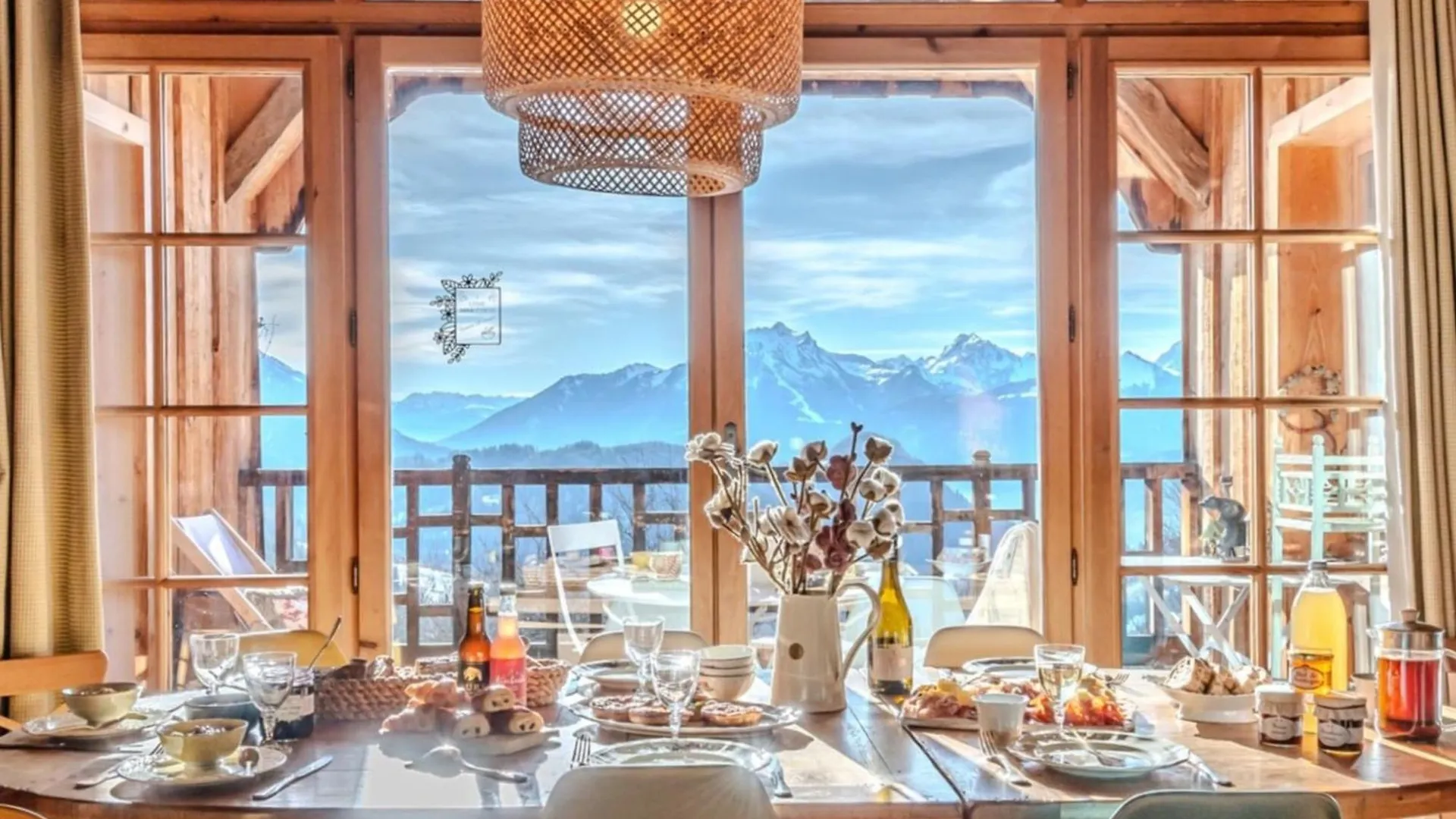 Slow Chalet De L'Ourse - Charming Old Chalet Stunning View Sauna Pets Ok Serraval